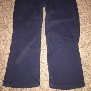 Navy blue capris